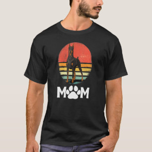 Doberman Mama Hund Mutter Pet Pinschers Dobermann T-Shirt