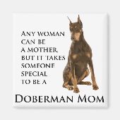 Doberman Mama Magnet (Vorne)