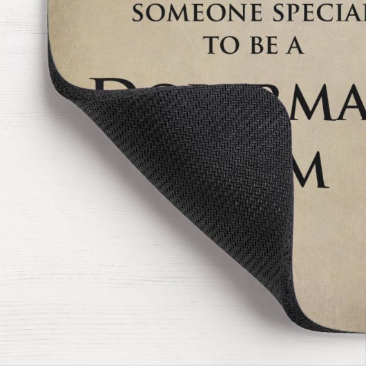 Doberman Mama Mouse Pad Mousepad (Ecke)