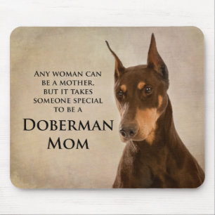Doberman Mama Mouse Pad Mousepad