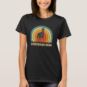 Doberman Mama Mutter Muttertag Lustiger Hund Mädch T-Shirt