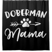 Doberman Mama | Niedlich Doberman Lovers Gift Duschvorhang (Vorderseite)