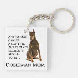 Doberman Mama Schlüsselanhänger