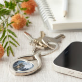 Doberman Mama Schlüsselanhänger (Seite)