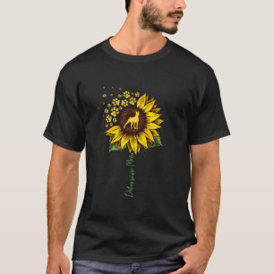 Doberman Mama Sonnenblume Doberman Pinscher gibt D T-Shirt