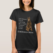 Doberman Mama T - Shirt (Vorderseite)