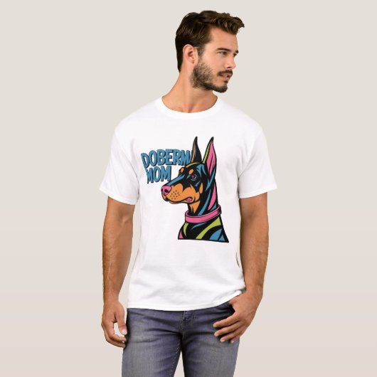 Doberman Mama T-Shirt (Vorne ganz)