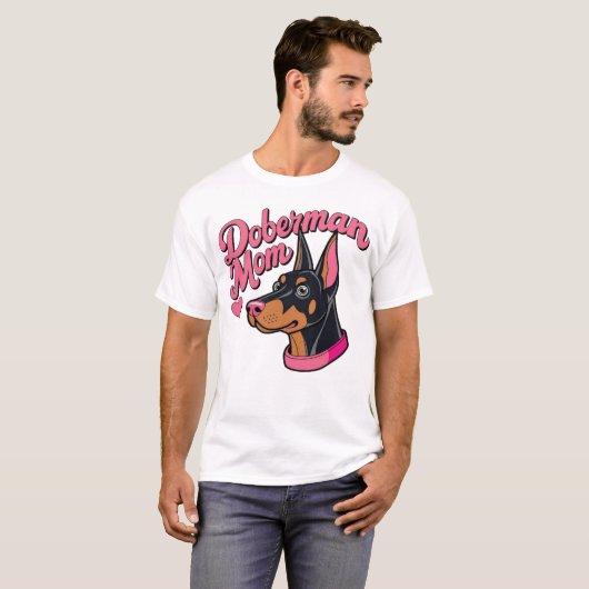 Doberman Mama T-Shirt (Vorne ganz)