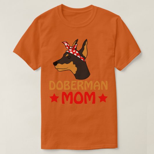 Doberman Mama T-Shirt (Design vorne)