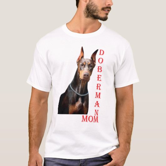 Doberman Mama T-Shirt (Vorderseite)