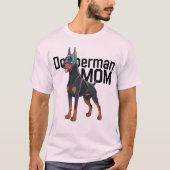 Doberman Mama T-Shirt (Vorderseite)