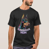 Doberman Mama T-Shirt (Vorderseite)