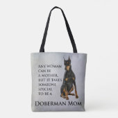 Doberman Mama Tasche (Rückseite)