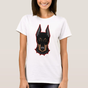 Doberman Mascot Unisex T-Shirt
