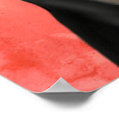 Doberman mit Brille Poster (Ecke)