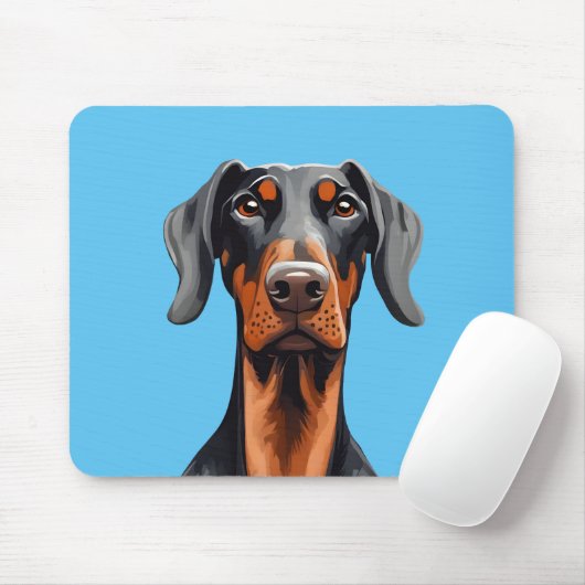Doberman Mousepad (Mit Mouse)