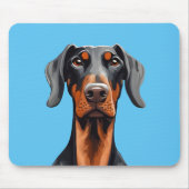 Doberman Mousepad (Vorne)