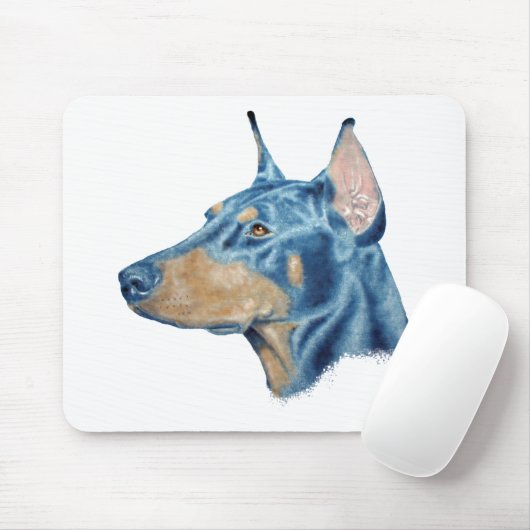 Doberman Mousepad (Mit Mouse)