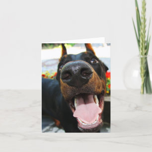 Doberman Note Card Karte