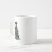 Doberman Nscher Christmas I'm Fine Everything Is F Kaffeetasse (Vorderseite Links)