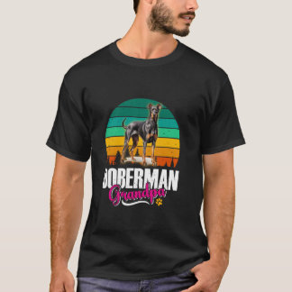DOBERMAN-OPA Hund Großvater Dobermänner Großväter T-Shirt