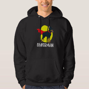 Doberman Paw Liebe Pup Welpe Dobermann Downer Hoodie