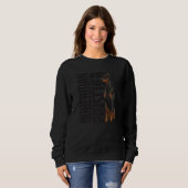 Doberman Pincher Funny Women Doggy Doberman Love P Sweatshirt (Vorne ganz)