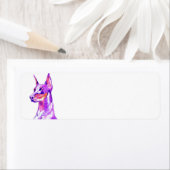 Doberman Pink Address Labels (Insitu)