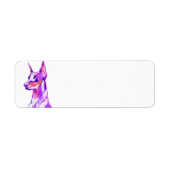 Doberman Pink Address Labels (Vorne)