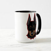 Doberman Pinscher Add Name Gift Coffee Tasse (VorderseiteRechts)