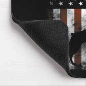 Doberman Pinscher American Flag Patriotische Gesch Mousepad (Ecke)