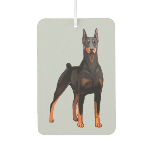 Doberman Pinscher Autolufterfrischer (Vorderseite)