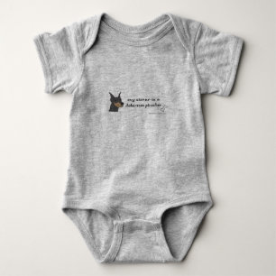 Doberman Pinscher Baby Strampler