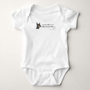 Doberman Pinscher Baby Strampler