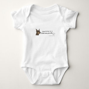 Doberman Pinscher Baby Strampler