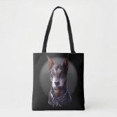 Doberman Pinscher Bag Doberman Dog Art Toag Tasche (Vorderseite)