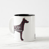 Doberman Pinscher BESTE FREUNDIN Tasse (Vorderseite Links)