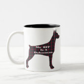 Doberman Pinscher BESTE FREUNDIN Tasse (Links)