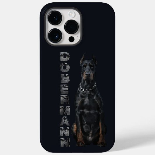 Doberman Pinscher Case-Mate iPhone Hülle (Rückseite)