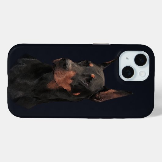Doberman Pinscher Case-Mate iPhone Hülle (Rückseite (Horizontal))