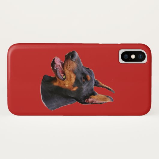Doberman Pinscher Case-Mate iPhone Hülle (Rückseite (Horizontal))