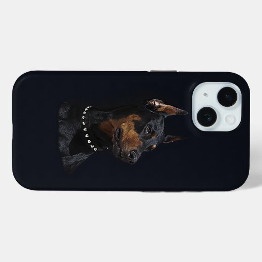 Doberman Pinscher Case-Mate iPhone Hülle (Rückseite (Horizontal))