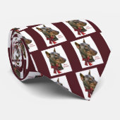 Doberman Pinscher Christmas Geschenke Krawatte (Gerollt)