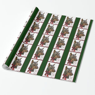 Doberman Pinscher Christmas Geschenkpapier