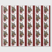 Doberman Pinscher Christmas Geschenkpapier (Flach)
