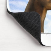 Doberman Pinscher Clouds Mousepad (Ecke)