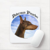 Doberman Pinscher Clouds Mousepad (Mit Mouse)