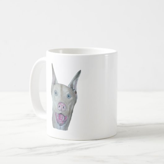Doberman Pinscher Cup Kaffeetasse (Vorderseite Links)