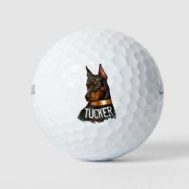Doberman pinscher, Dobermann pinscher Hundeliebhab Golfball