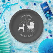 Doberman Pinscher Dog Babydusche Pappteller (Party)